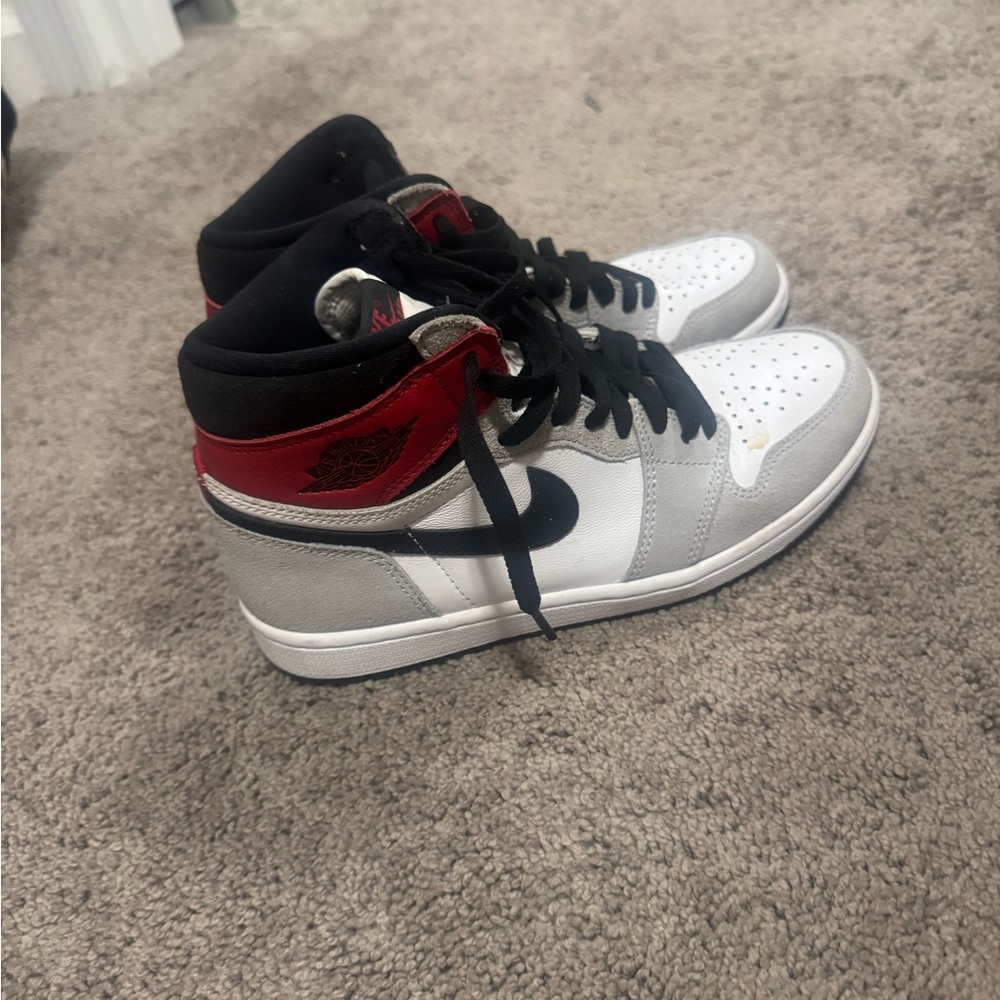 Nike Air Jordan High-Top Sneakers - Red, Black, White, Gray